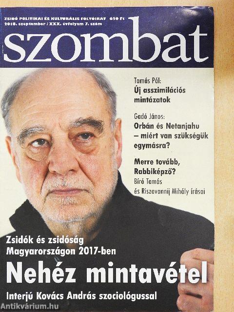 Szombat 2018. szeptember
