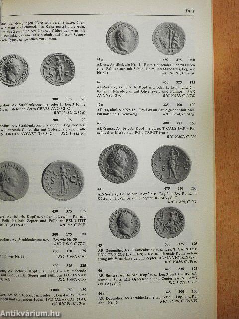 Katalog Römischer Münzen I-II.
