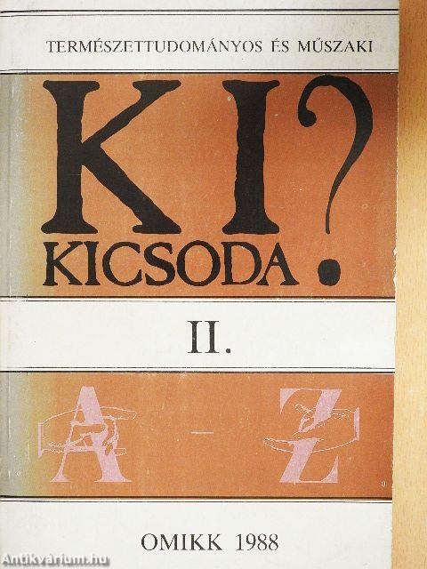 Természettudományos és műszaki ki kicsoda? II.