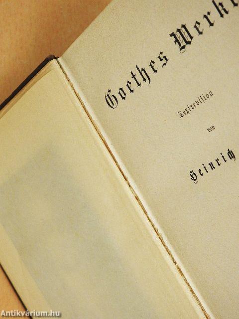Goethes Werke 1-12. (gótbetűs)