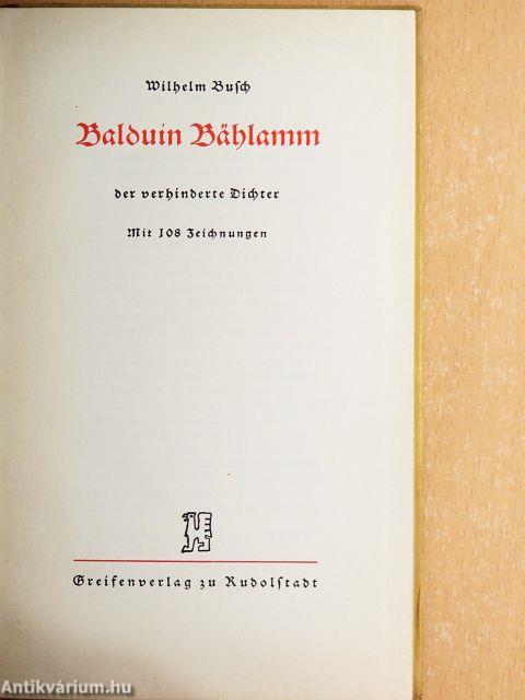 Balduin Bählamm (gótbetűs)