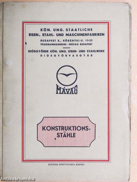 MÁVAG Konstruktionsstähle