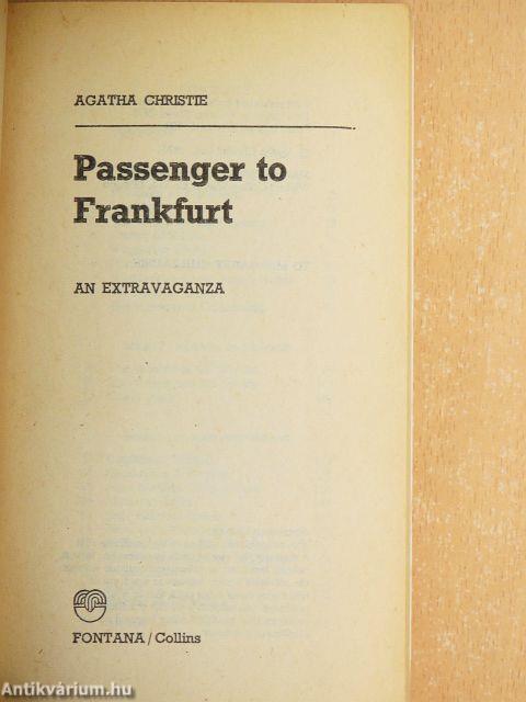 Passenger to Frankfurt