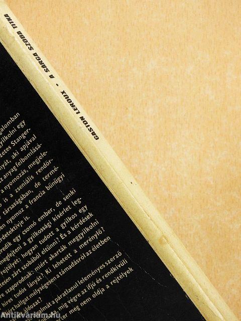 A sárga szoba titka