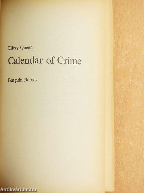 Calendar of Crime