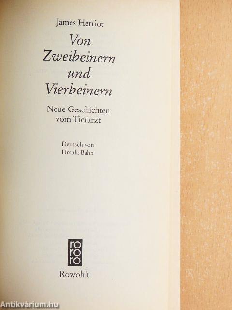 Von Zweibeinern und Vierbeinern