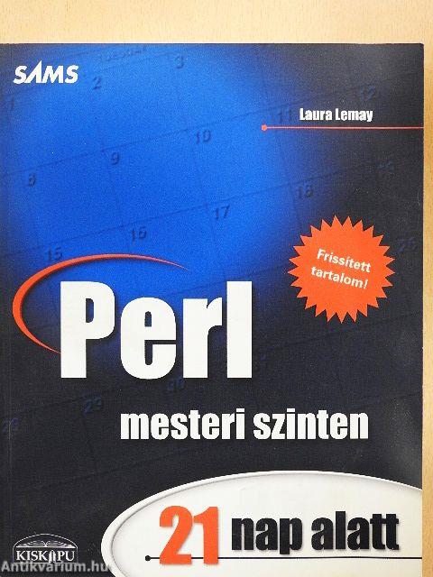 Perl mesteri szinten 21 nap alatt