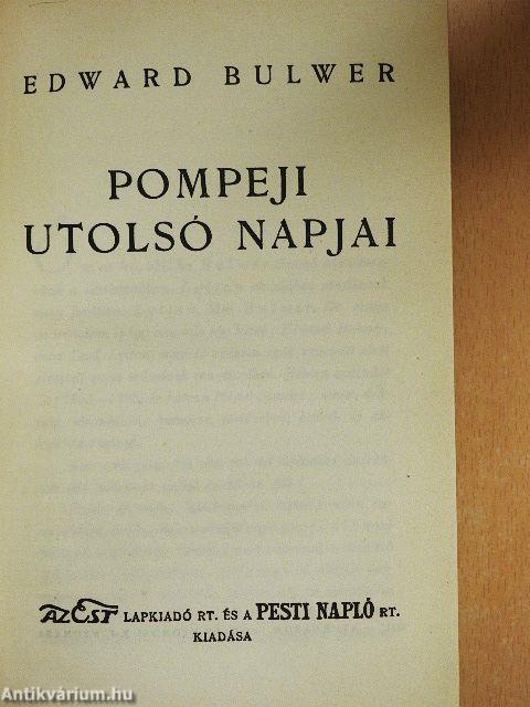 Pompeji utolsó napjai