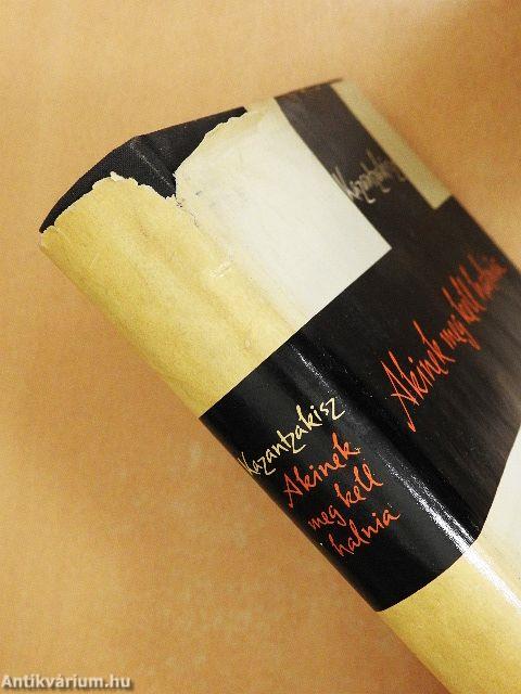 Akinek meg kell halnia