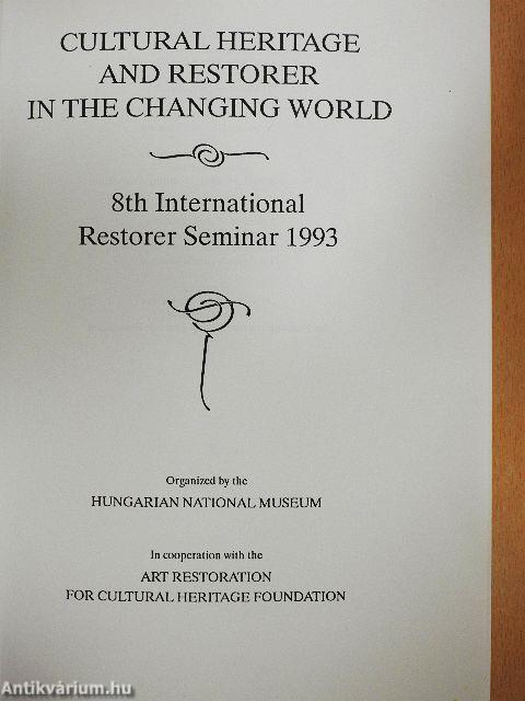 Cultural Heritage and Restorer in the changing World