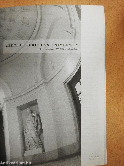 Central European University 1997-1998 Academic Year Prospectus