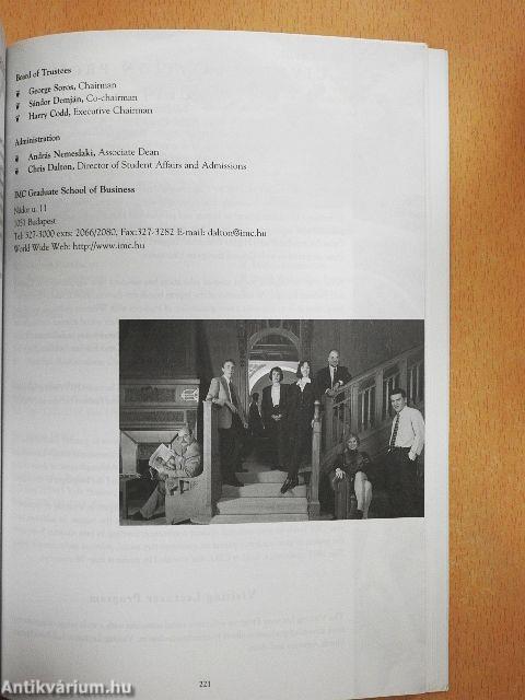 Central European University 1997-1998 Academic Year Prospectus