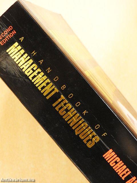 A Handbook of Management Techniques