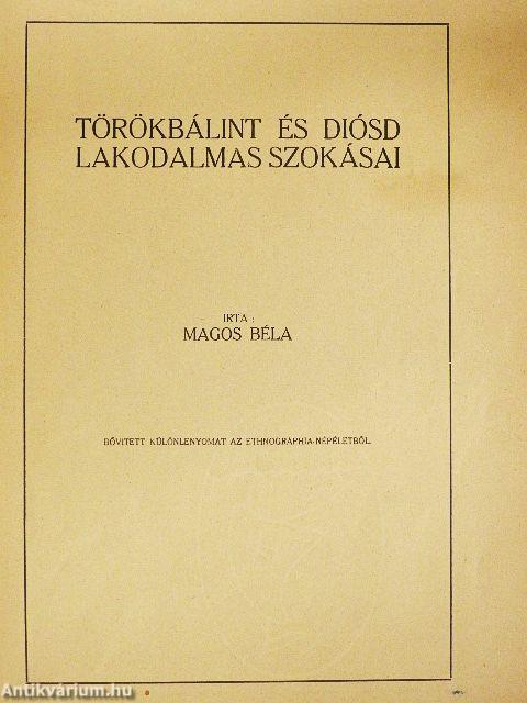 Törökbálint és Diósd lakodalmas szokásai