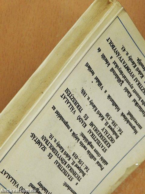 Magyar statisztikai zsebkönyv 1970.