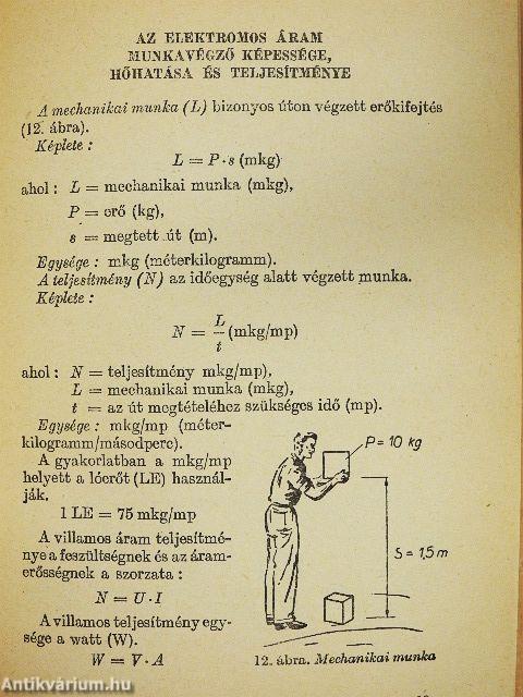 Az elektromosság biztonságtechnikája