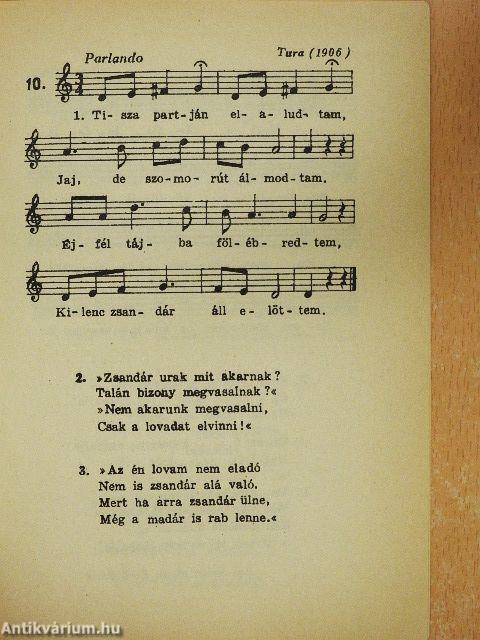 Magyar népdalok Bartók Béla gyűjtéséből