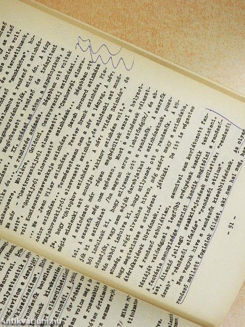 Vita a rendezésről I.