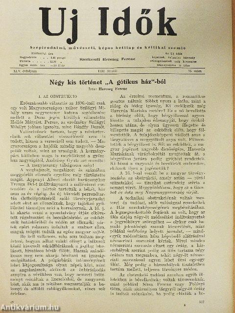 Uj Idők 1939. Húsvét