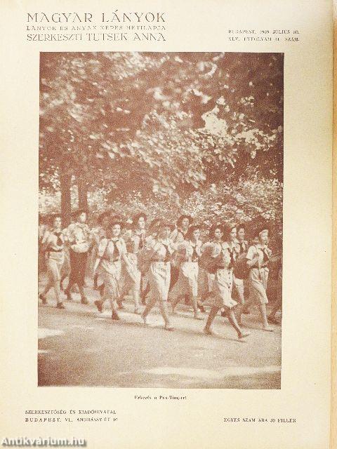 Magyar Lányok 1939. július 30.