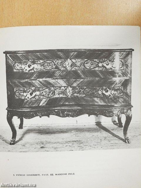 Magyar bútorművészet a XVIII. században