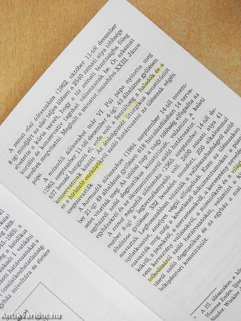 Igaz-e, hogy... a II. vatikáni zsinat túlhaladott?