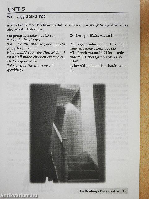 New Headway English Course - Pre-Intermediate - Angol-magyar szójegyzék és nyelvtani összefoglaló