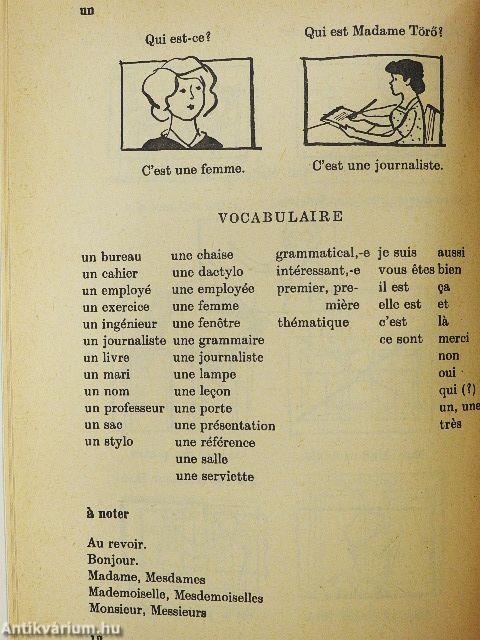 Francia nyelvkönyv 1.
