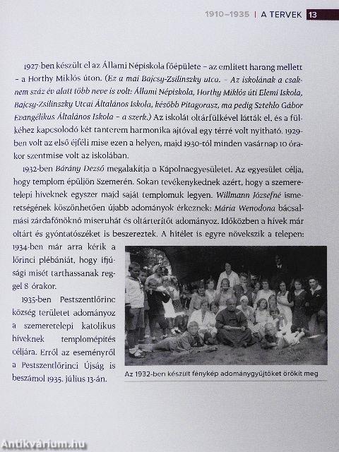 Megszólított múlt - A szemeretelepi templom első 80 éve