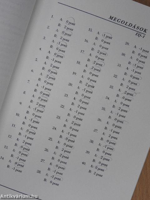 Érzelmi intelligenciateszt - E.Q.