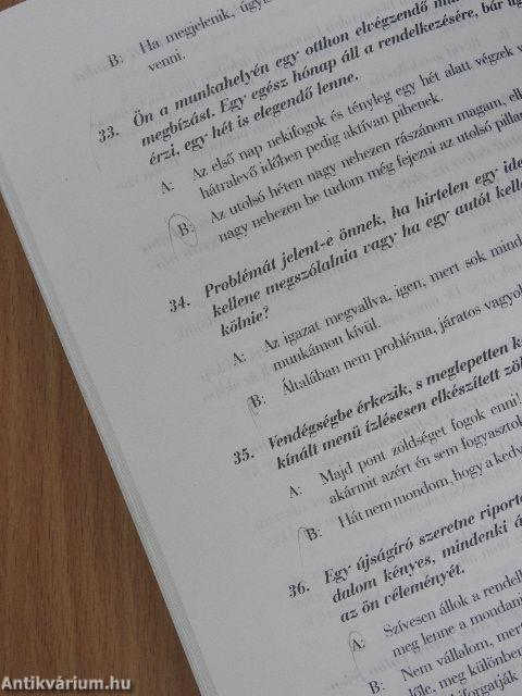 Érzelmi intelligenciateszt - E.Q.