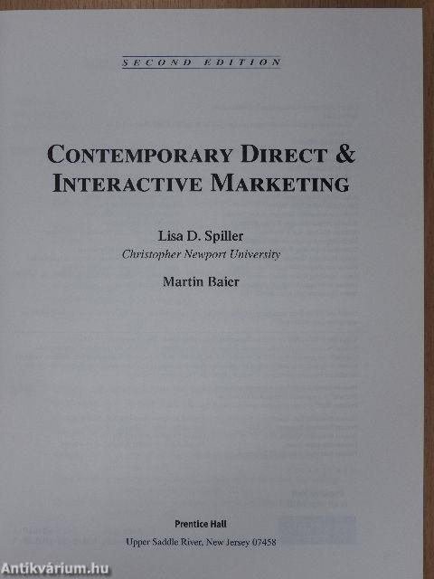Contemporary Direct & Interactive Marketing