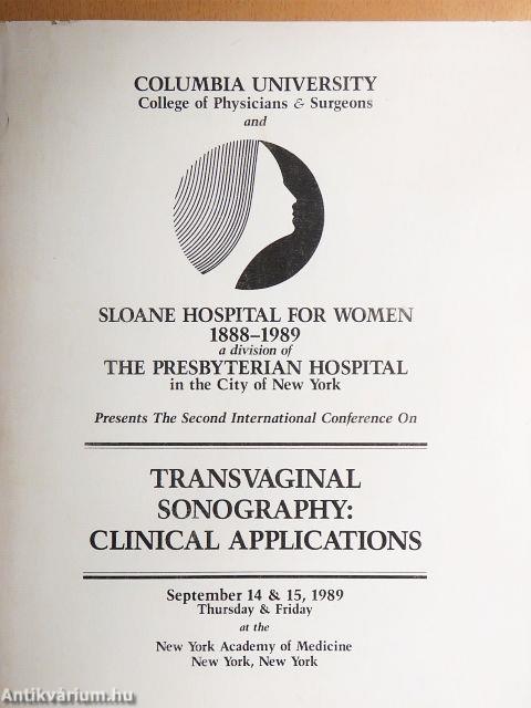 Transvaginal Sonography: Clinical Applications