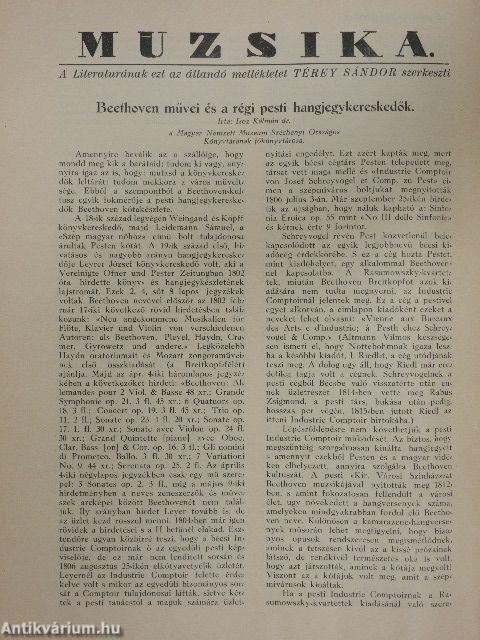 Literatura 1927. március