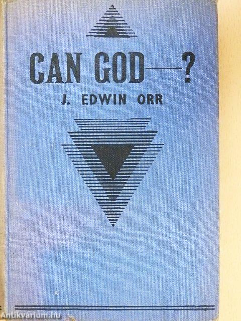 Can God --?
