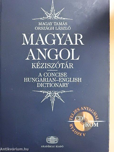 Magyar-angol kéziszótár