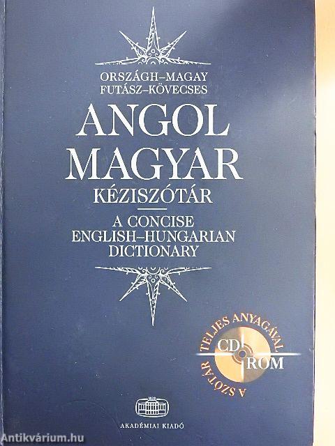 Angol-magyar kéziszótár