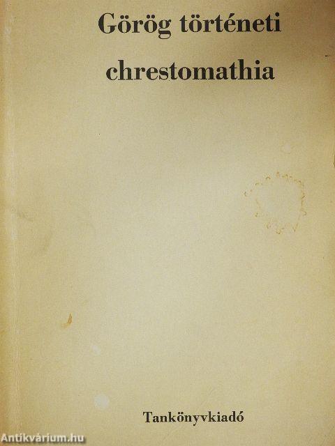 Görög történeti chrestomathia