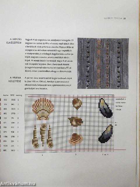 Modern keresztszemes hímzések