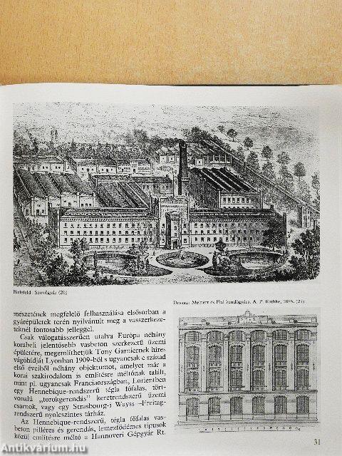 Korai vas és vasbeton építészetünk