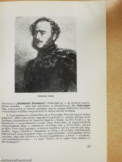 A Tisza szabályozása I. rész (1846-1879)