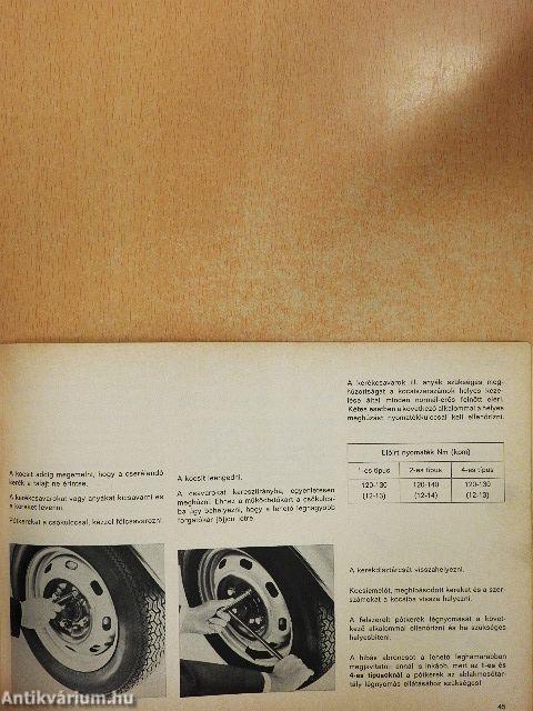 Volkswagen kezelési útmutató