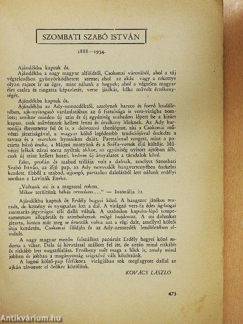 Erdélyi Helikon 1934. augusztus-szeptember