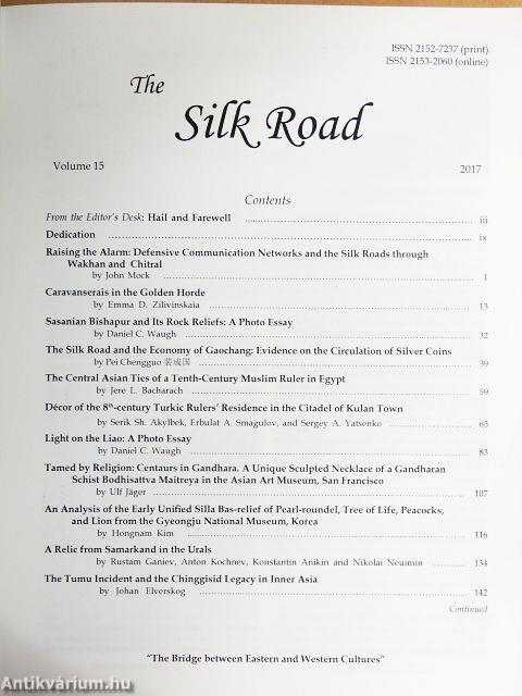 The Silk Road 2017/Volume 15