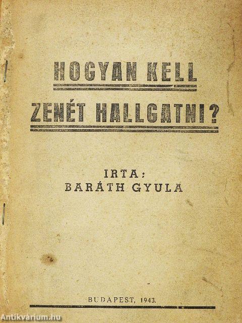 Hogyan kell zenét hallgatni?