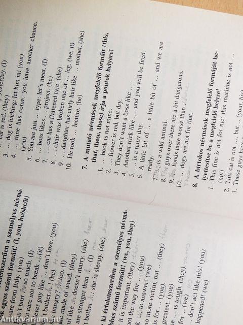 Egyperces angol tesztek