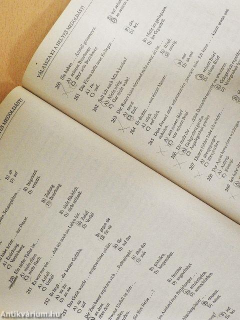 2000 feladat a német "B" típusú közép- és felsőfokú nyelvvizsgákra