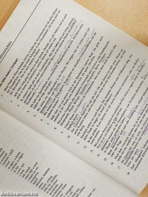 Társalgás, szituációk, képleírások