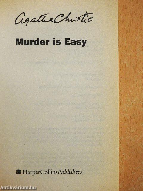 Murder is Easy