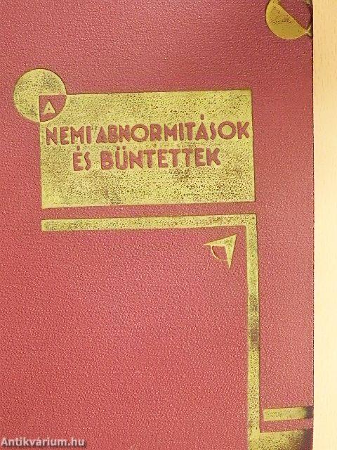 Szekszuális abnormitások és bűntettek